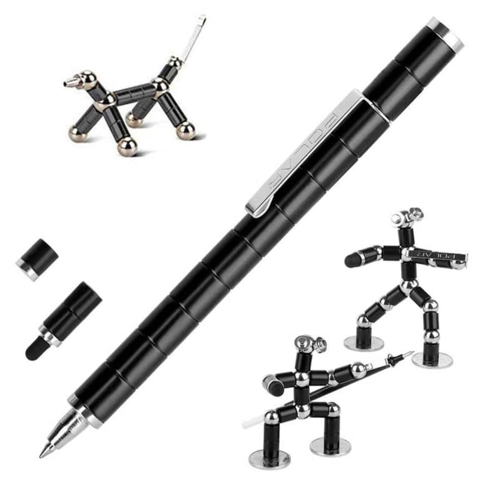 Magnetic Fidget Pen with LED Fidget Toys (Black Variant)